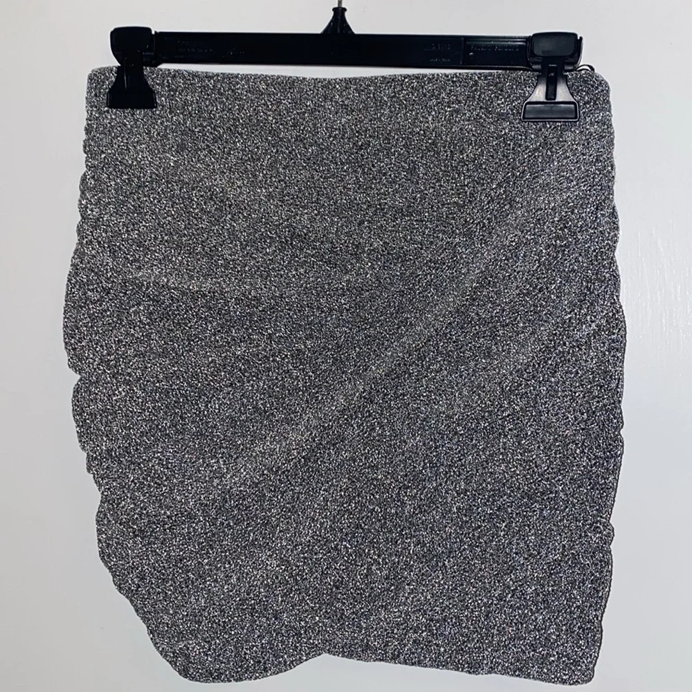ZARA metallic ruched skirt - Picture 10 of 11